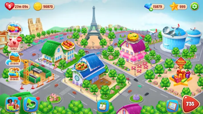 Cooking Ville Restaurant Games android App screenshot 9