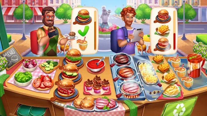 Cooking Ville Restaurant Games android App screenshot 1